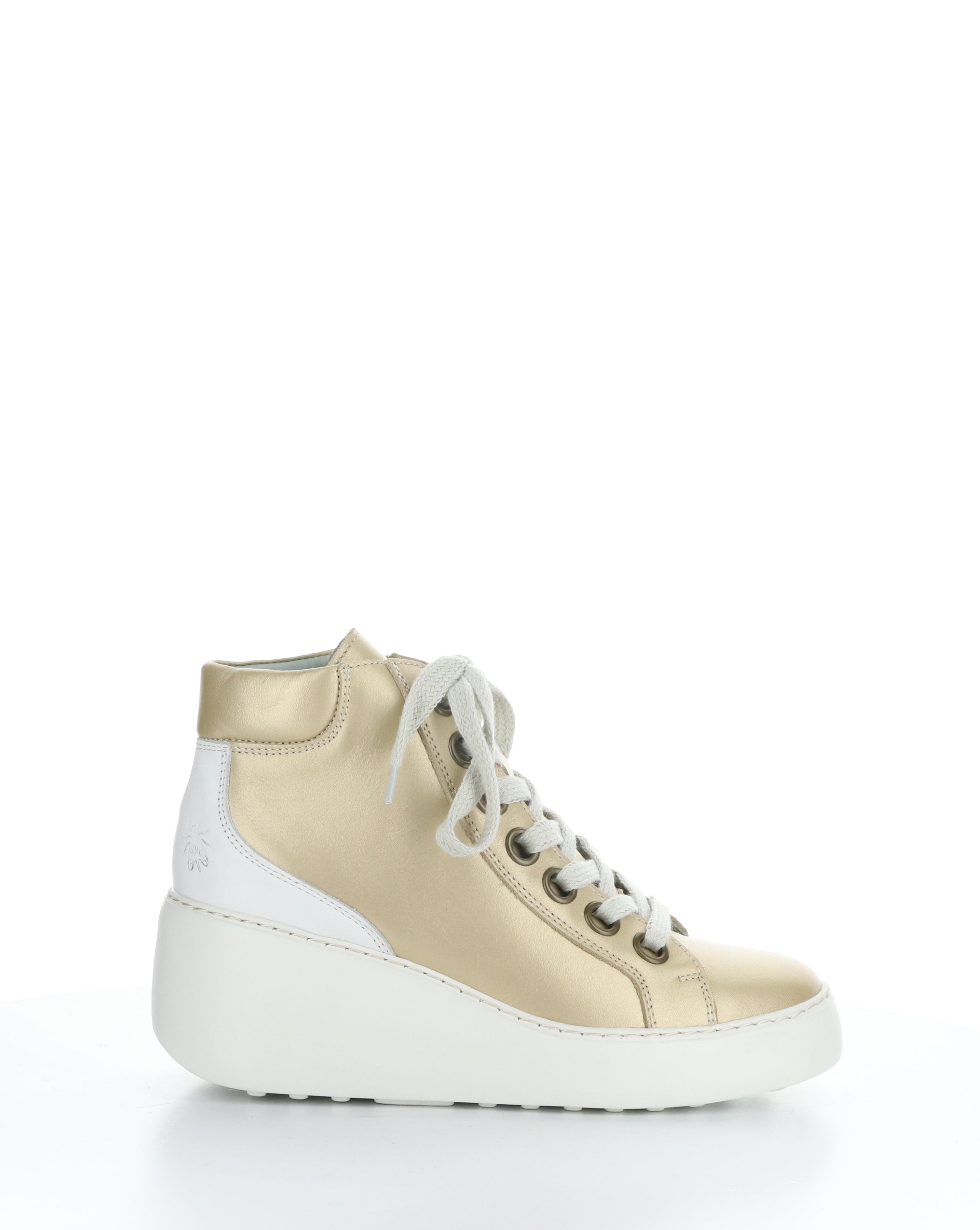 DICE468FLY 007 GOLD Hi-Top Shoes