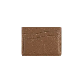 Dime Haha Leather Cardholder - Walnut