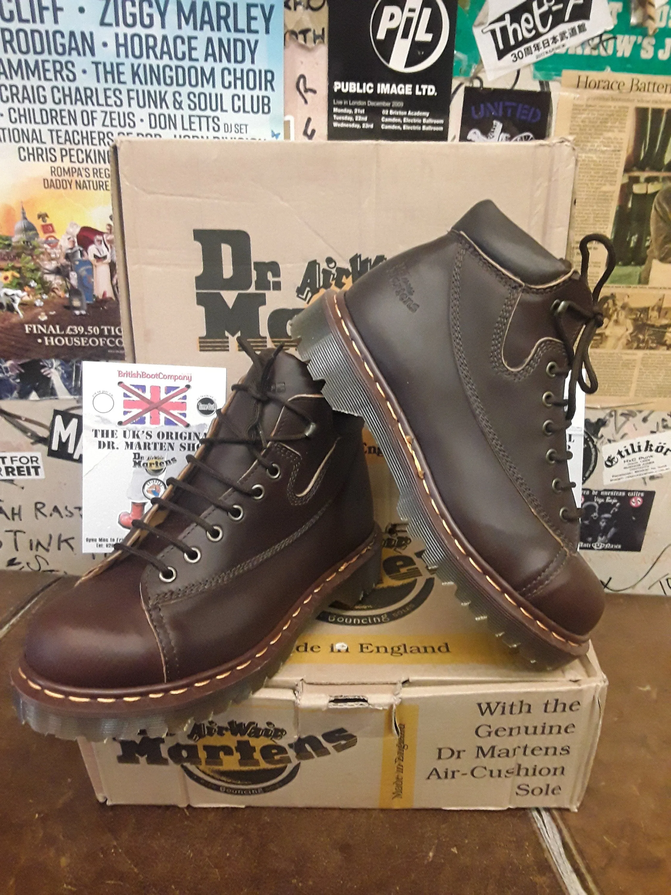 Dr Martens 9145 Brown Walking Boot Made in England Size 6