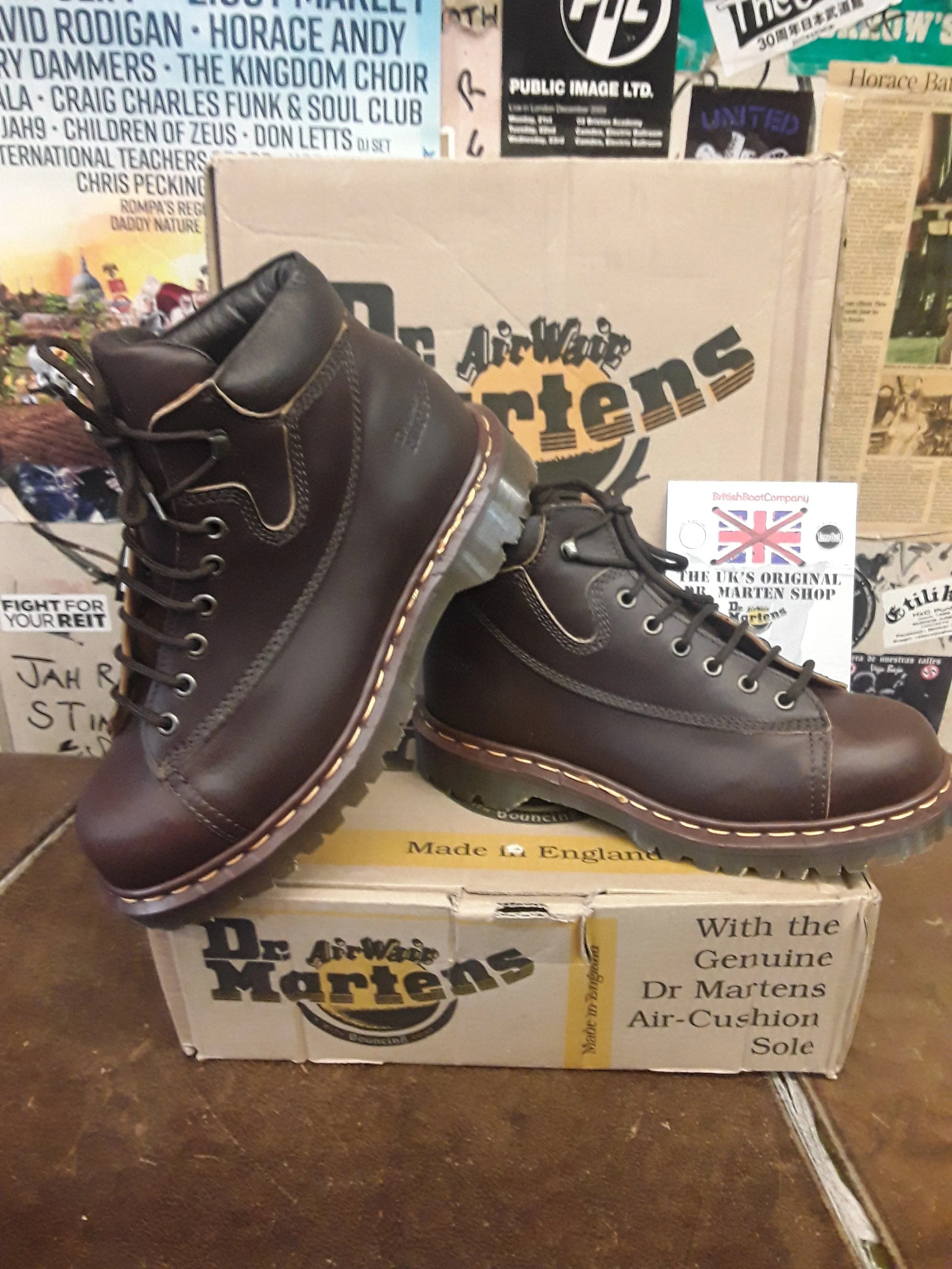 Dr Martens 9145 Brown Walking Boot Made in England Size 6