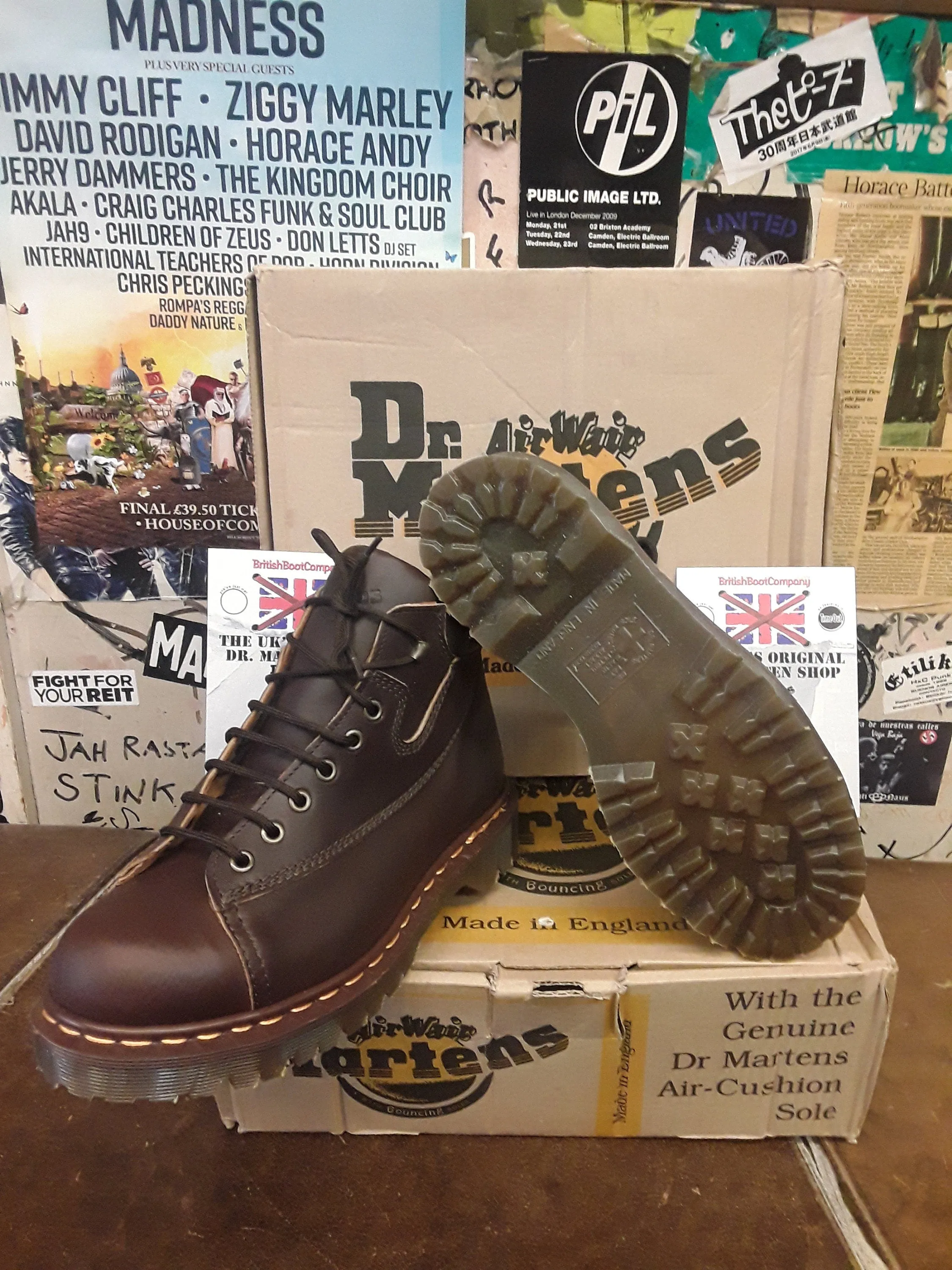 Dr Martens 9145 Brown Walking Boot Made in England Size 6