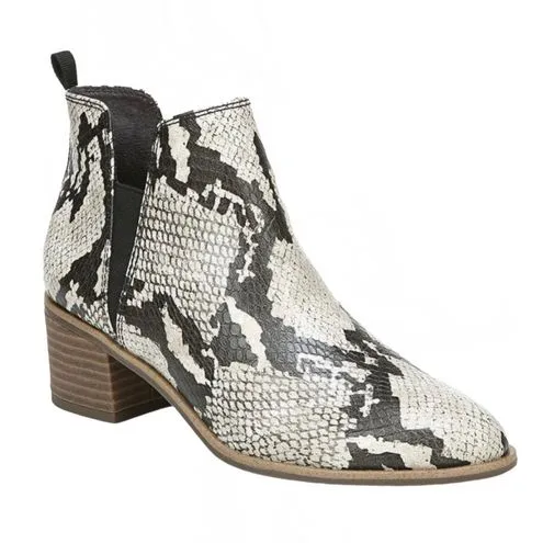 Dr. Scholl's Women's Teammate Snakeprint Bootie