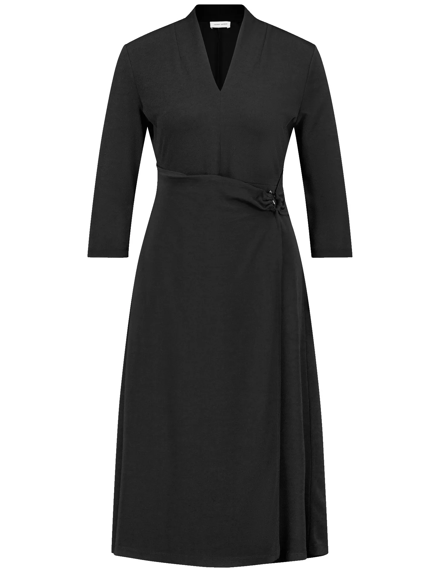 Elegant dress with a wrap-over effect