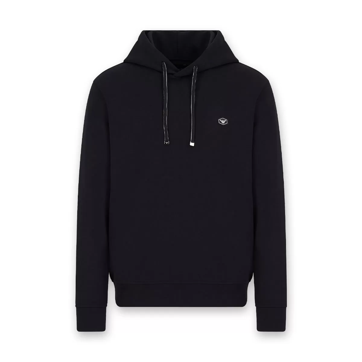 Emporio Armani - Logo Patch Hoodie in Navy