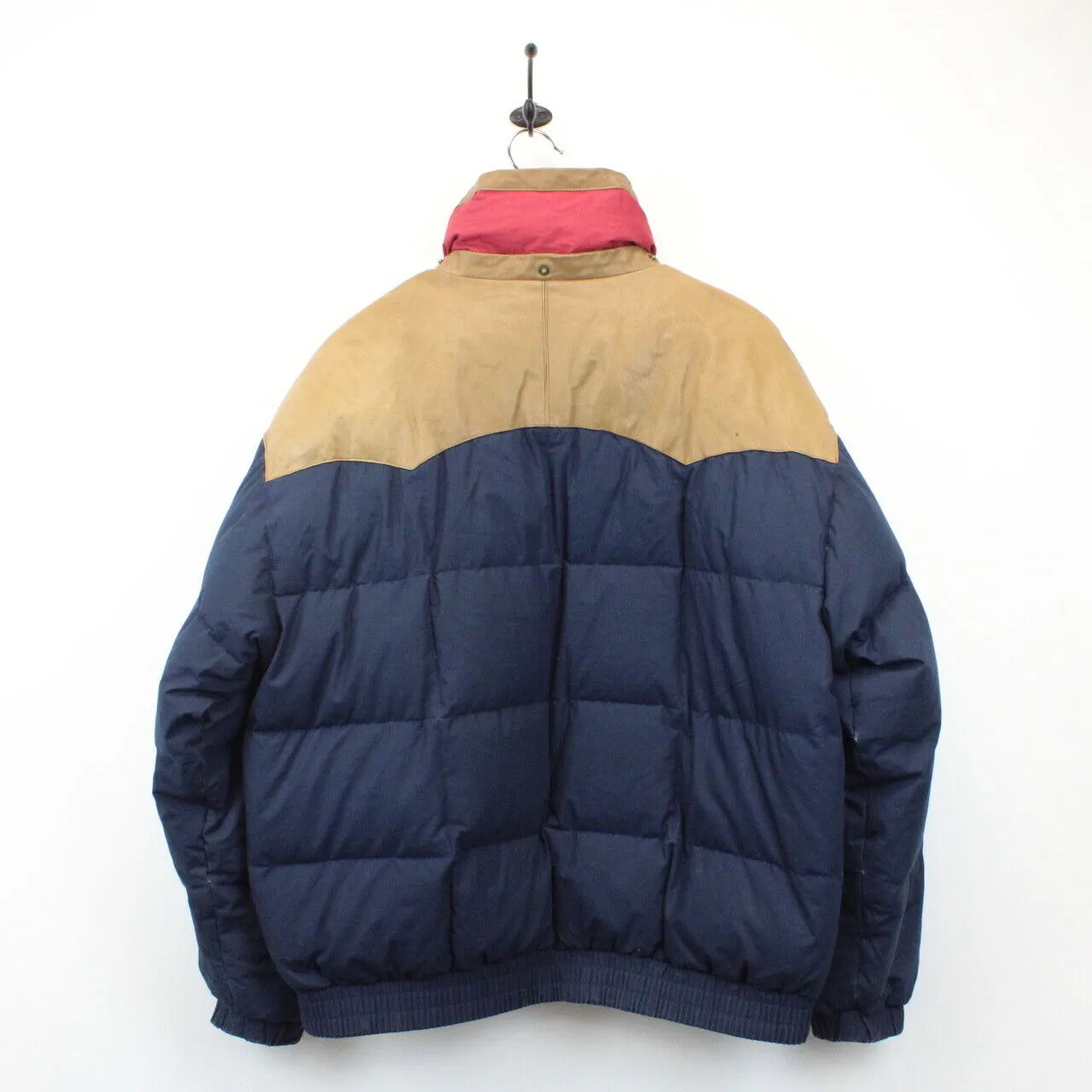 FILA 90s Puffer Jacket Navy Blue | XL