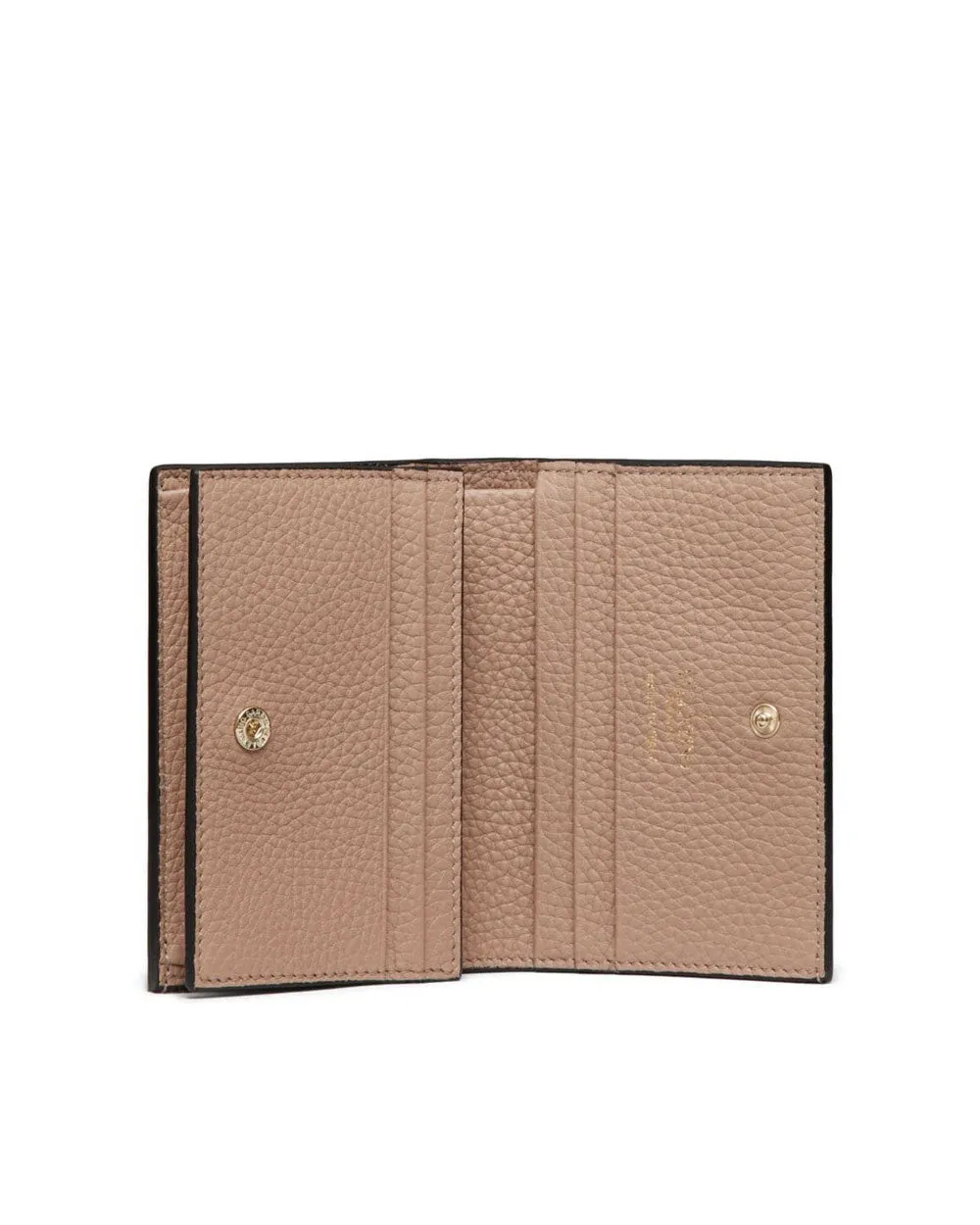 French Flap Rockstud Wallet in Rose Quartz