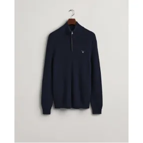 GANT Cotton Wool Ribbed Half-Zip Sweater 8060039