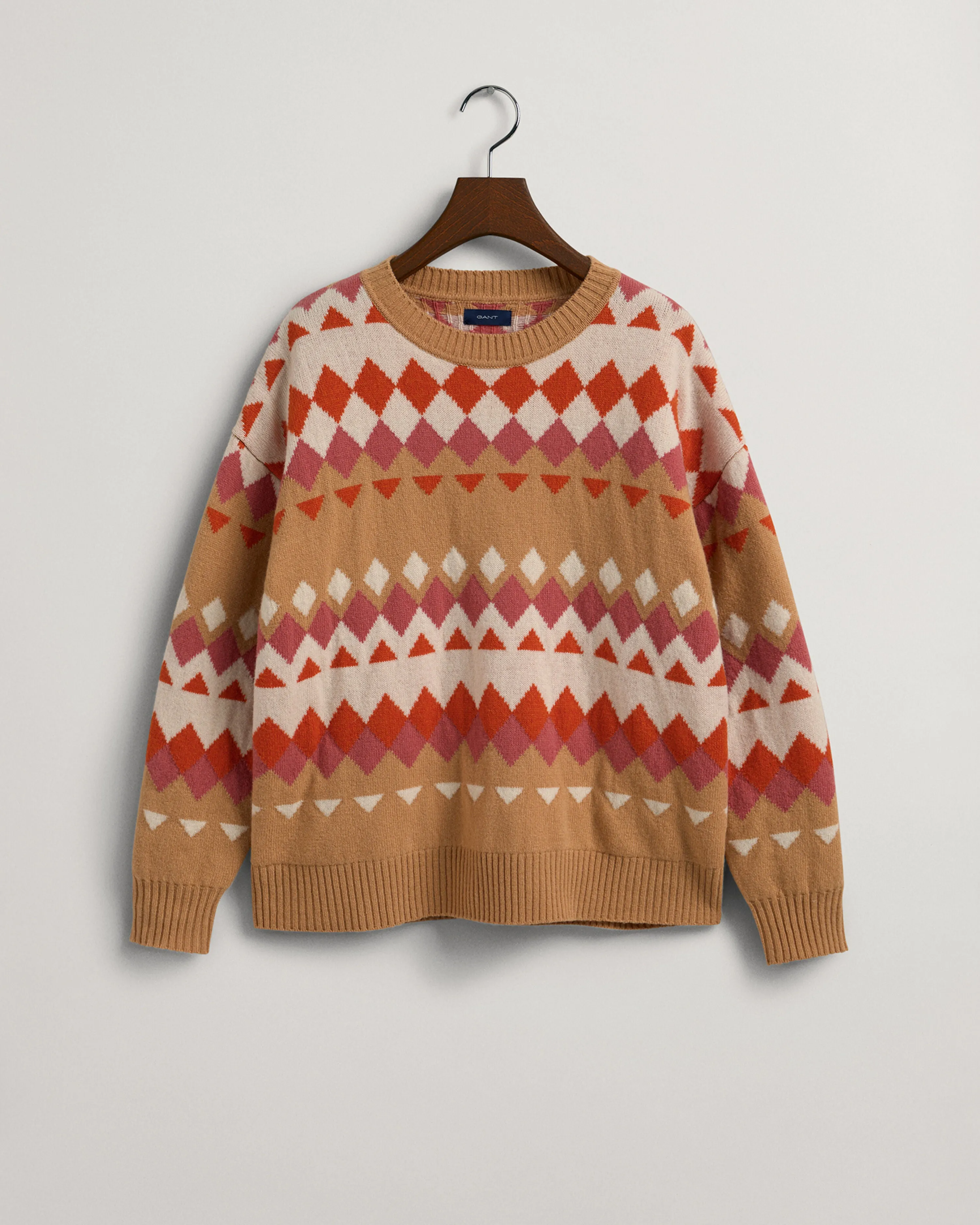 GANT Fairisle Crew  Neck lambsool Cashmere Sweater 4806141