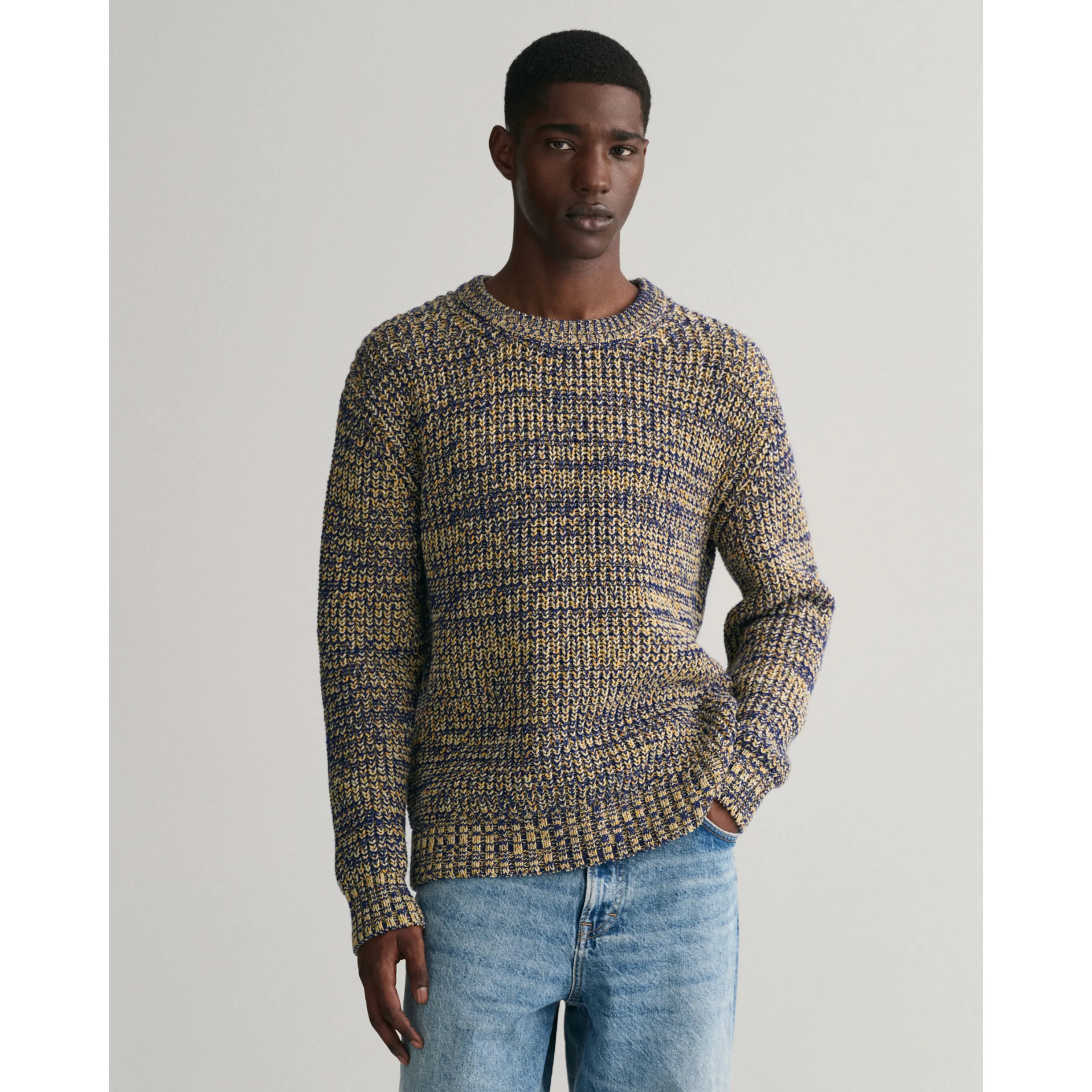 GANT Ribbed Crew Neck Sweater 8060067