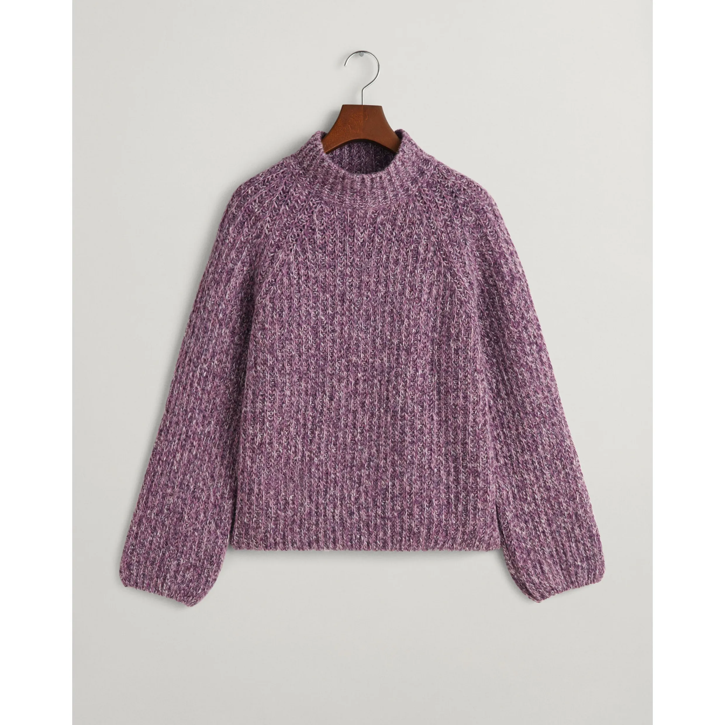 GANT Stand Collar Sweater Alpaca Wool 4803182 Pansy Purple