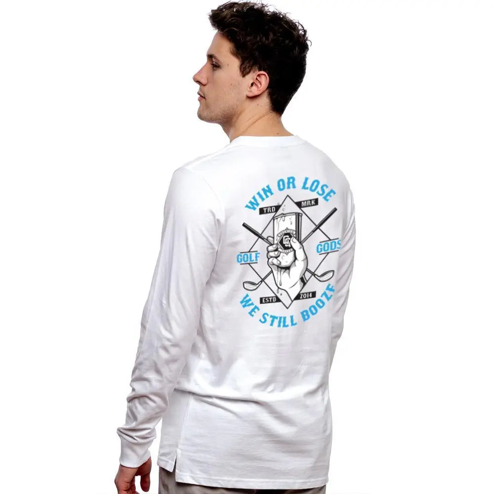 Golf Gods - Win or Lose We Still Booze Long Sleeve T-Shirt