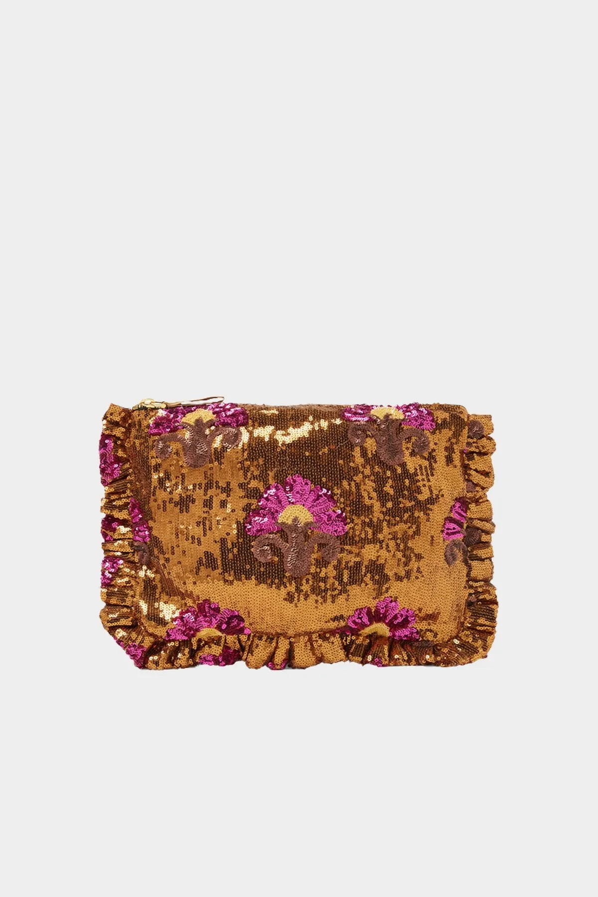 Hand Pochette in Textured Sequins