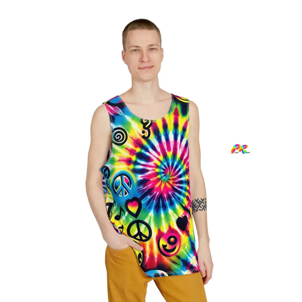 Happy Vibes Men's Rave Tank Top