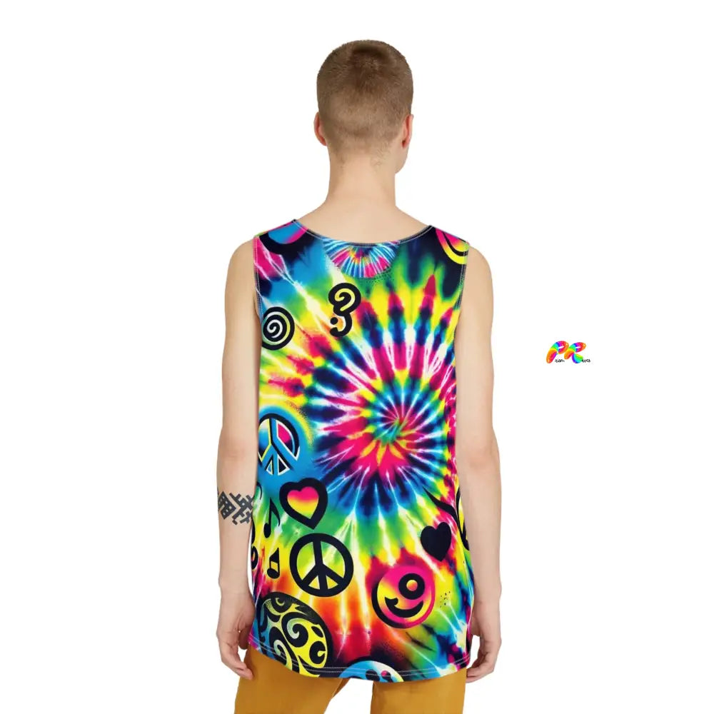 Happy Vibes Men's Rave Tank Top