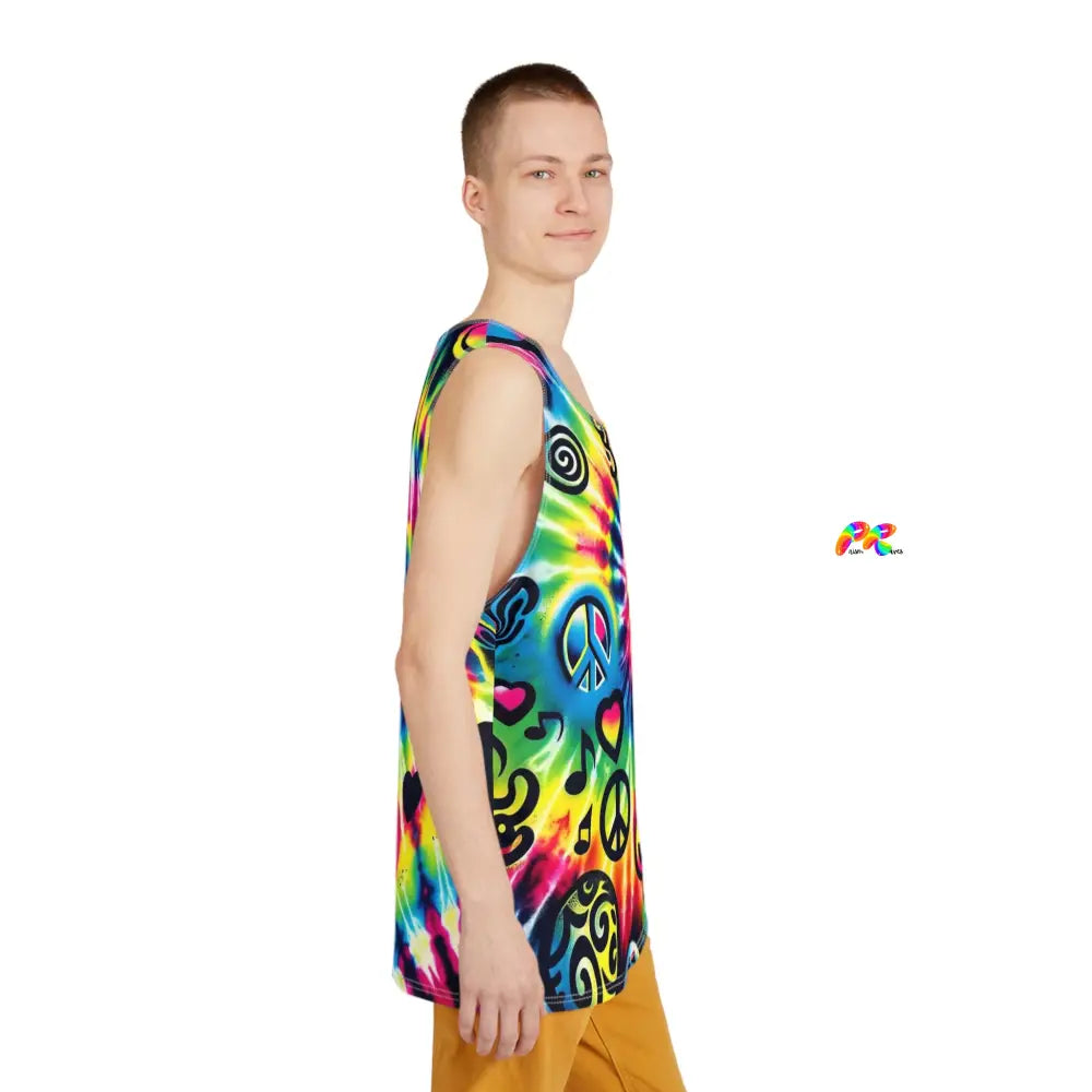 Happy Vibes Men's Rave Tank Top