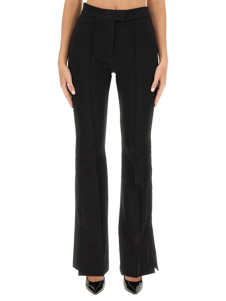 HELMUT LANG    SLIM FIT VISCOSE KNIT PANTS