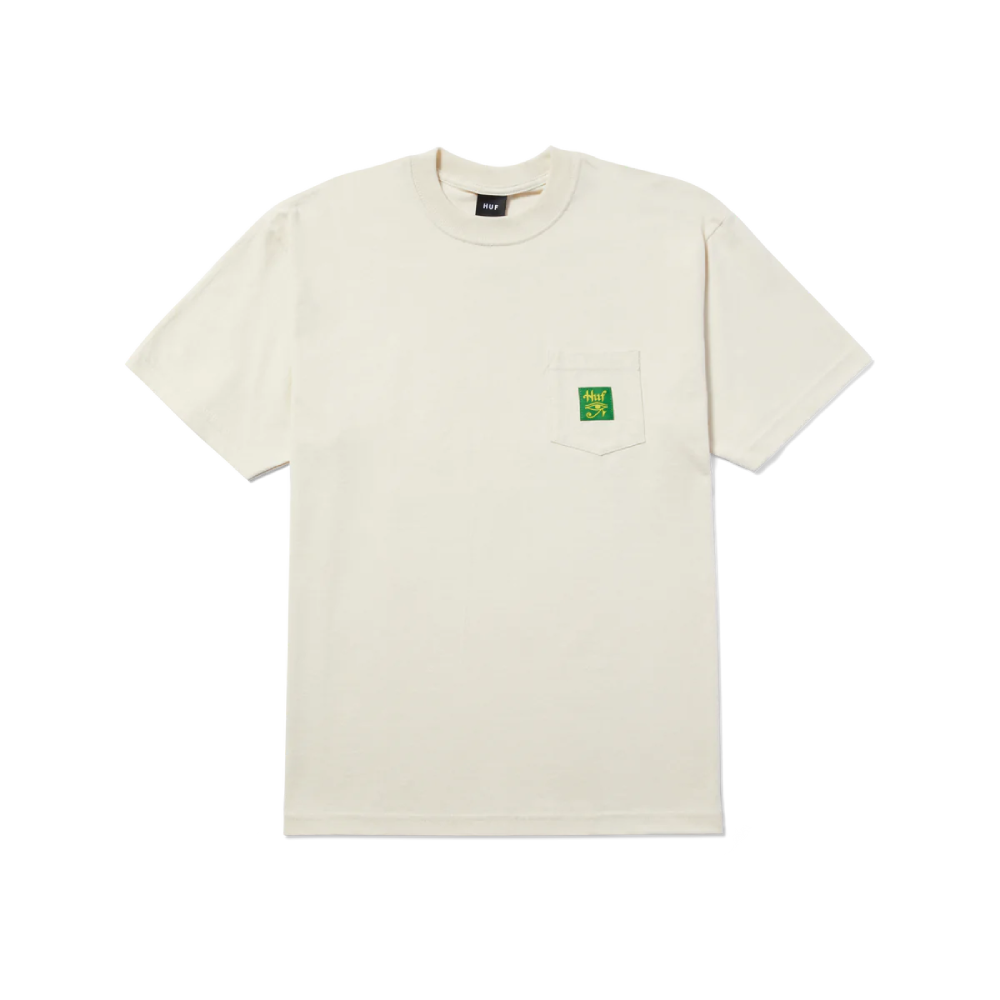 Huf Horus Pocket T-Shirt Bone