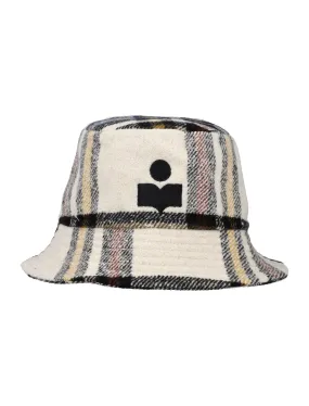 Isabel Marant Haley Check Pattern Bucket Hat