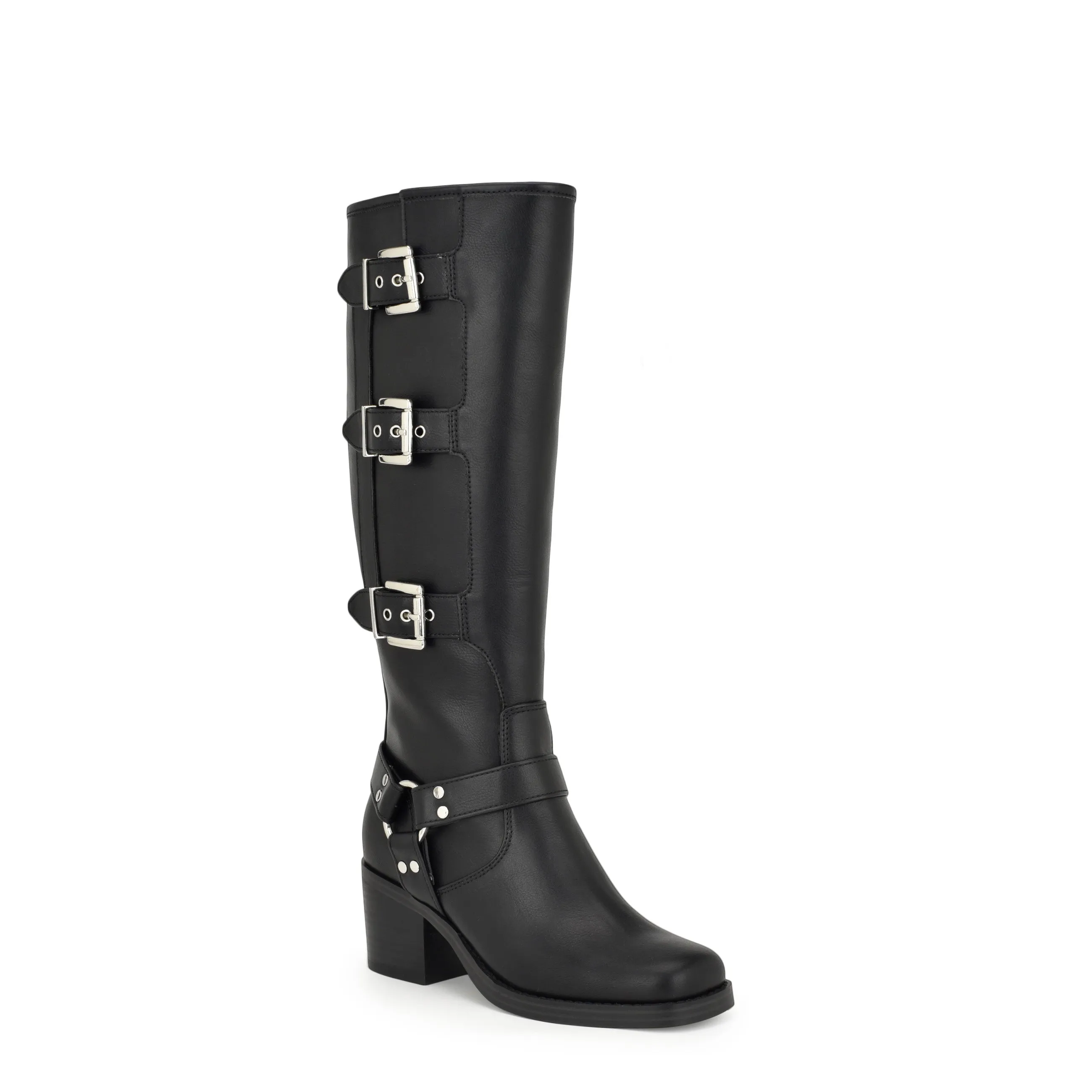 Karry Heeled Moto Boots