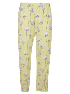 Kenzo Allover Floral Printed Elastic Waist Pants