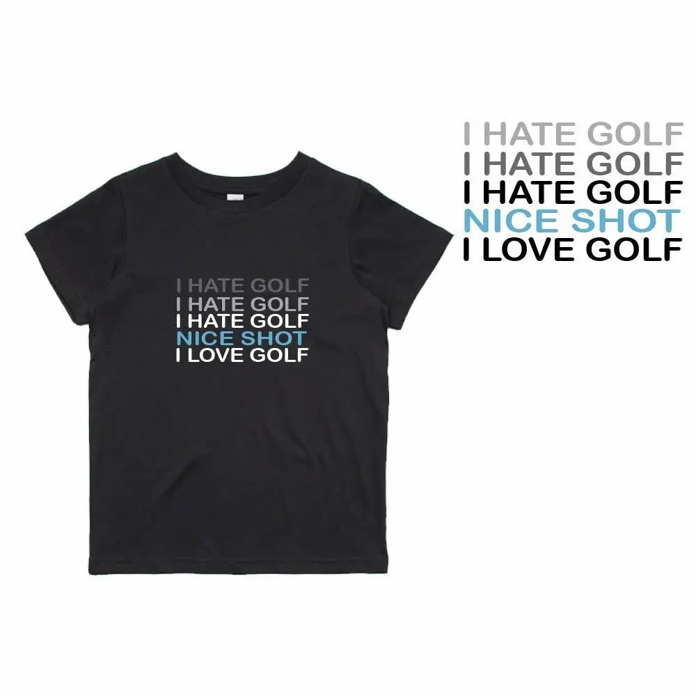 KIDS I Hate Golf T-Shirt