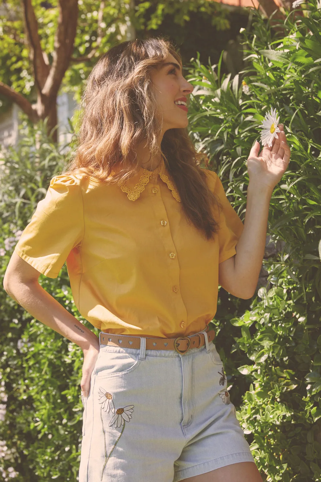 Lacey Flower Blouse