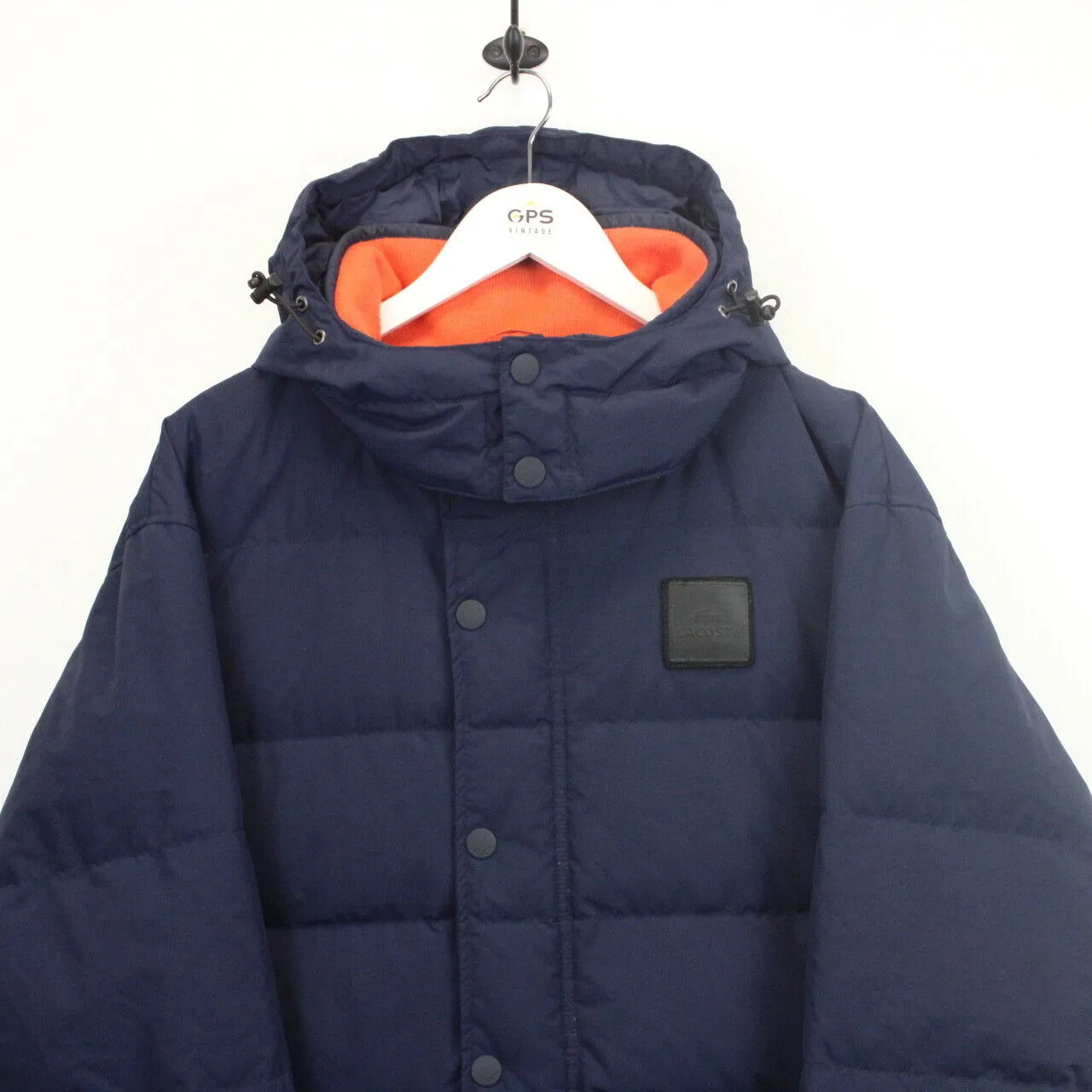 LACOSTE Puffer Jacket Navy Blue | XL