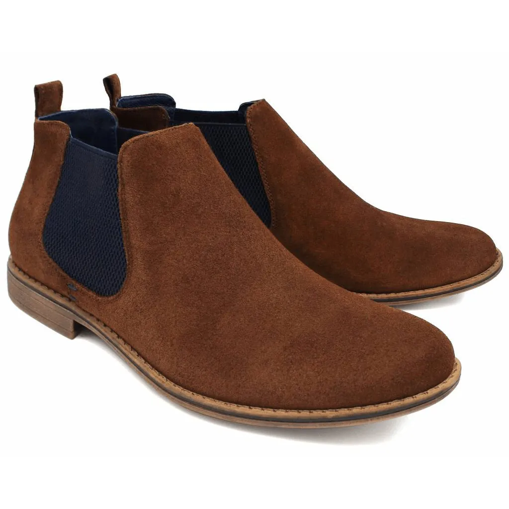 Lacuzzo Dark Brown Chelsea Boot