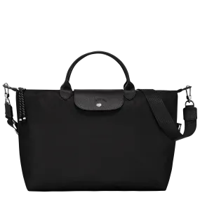 Le Pliage Energy XL Handbag Black - Recycled canvas