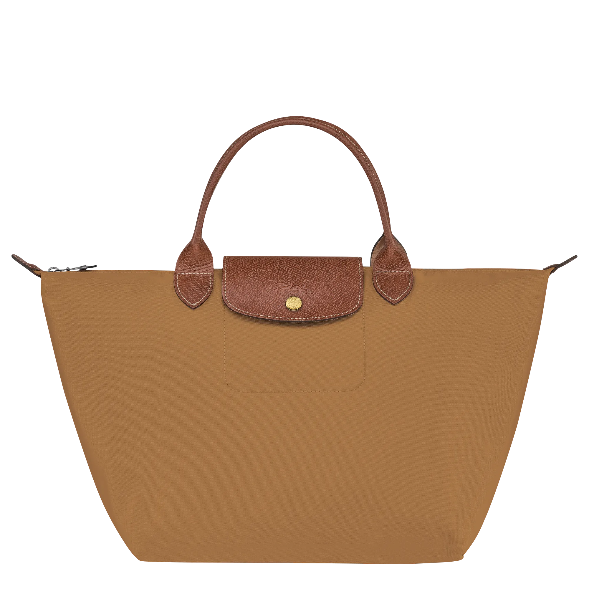 Le Pliage Original M Handbag Fawn - Recycled canvas