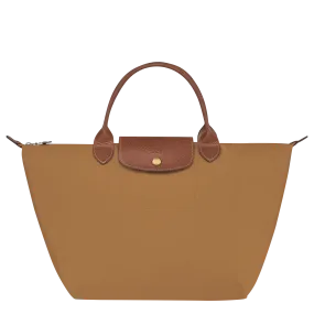 Le Pliage Original M Handbag Fawn - Recycled canvas