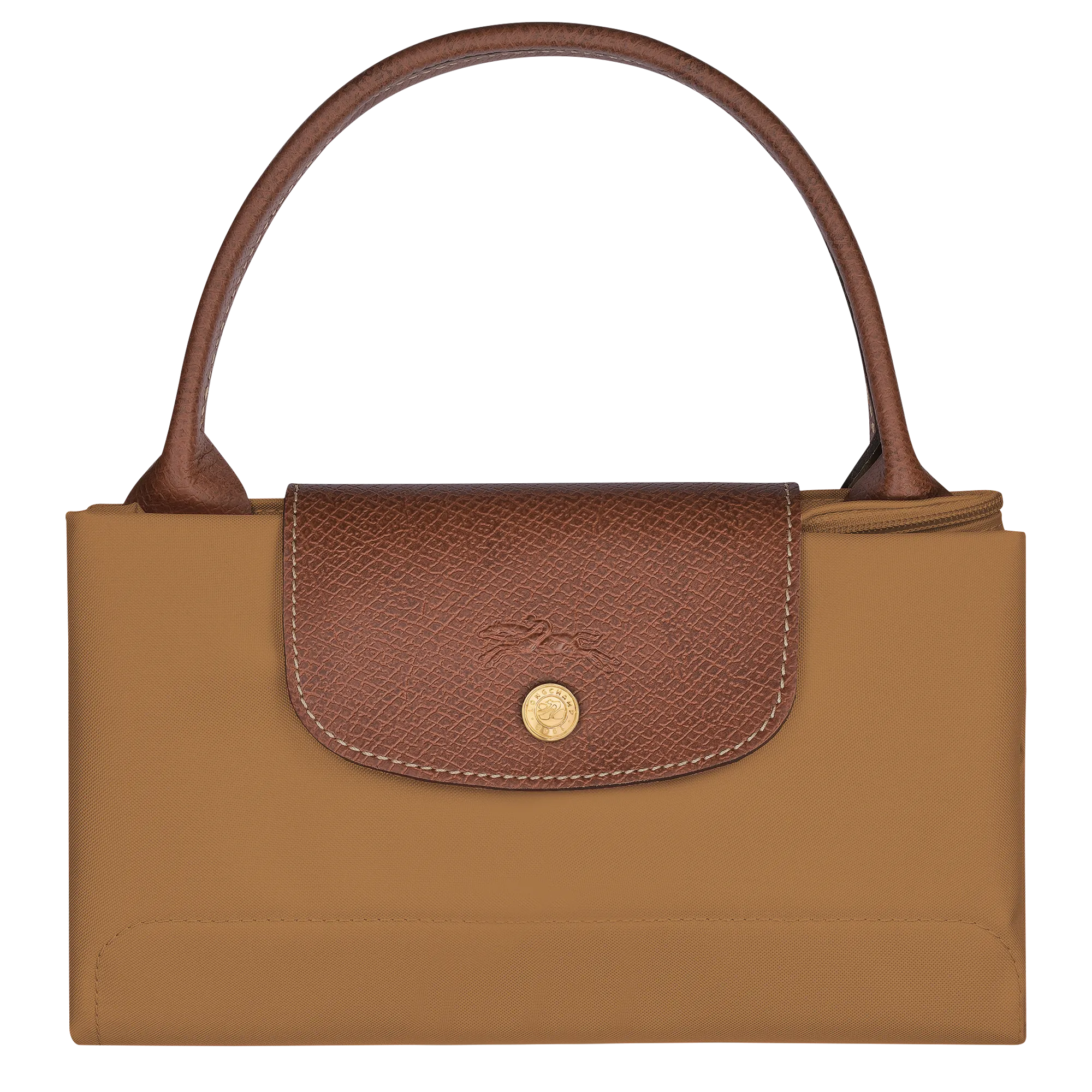 Le Pliage Original M Handbag Fawn - Recycled canvas