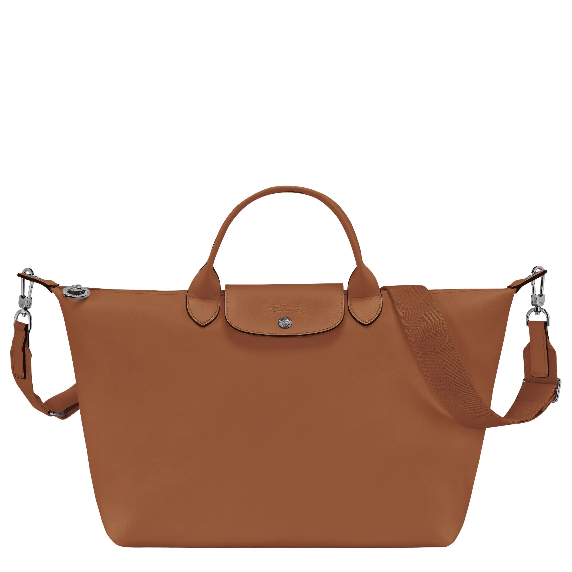 Le Pliage Xtra L Handbag Cognac - Leather