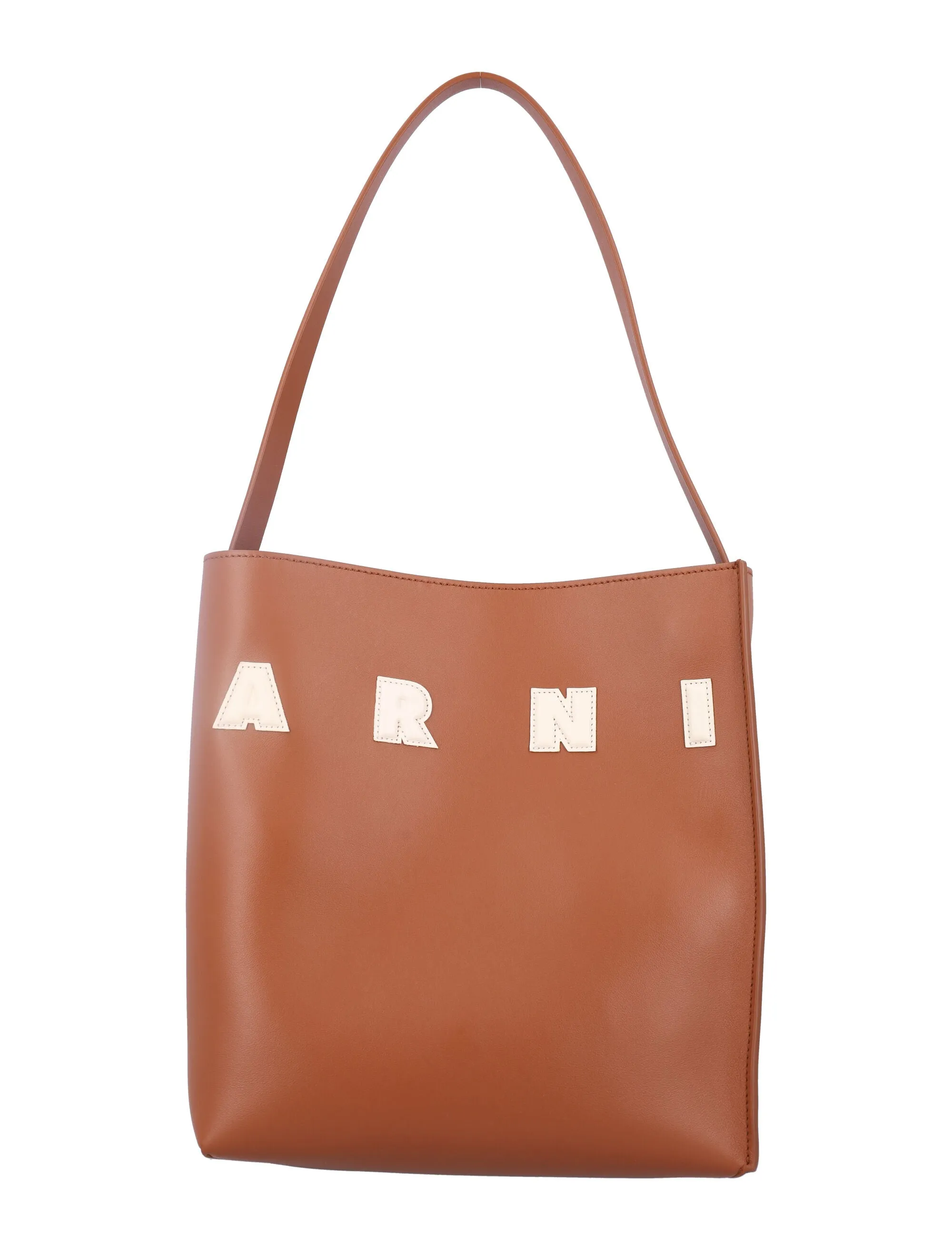 MARNI Mini Hobo Handbag with Contrast Patches