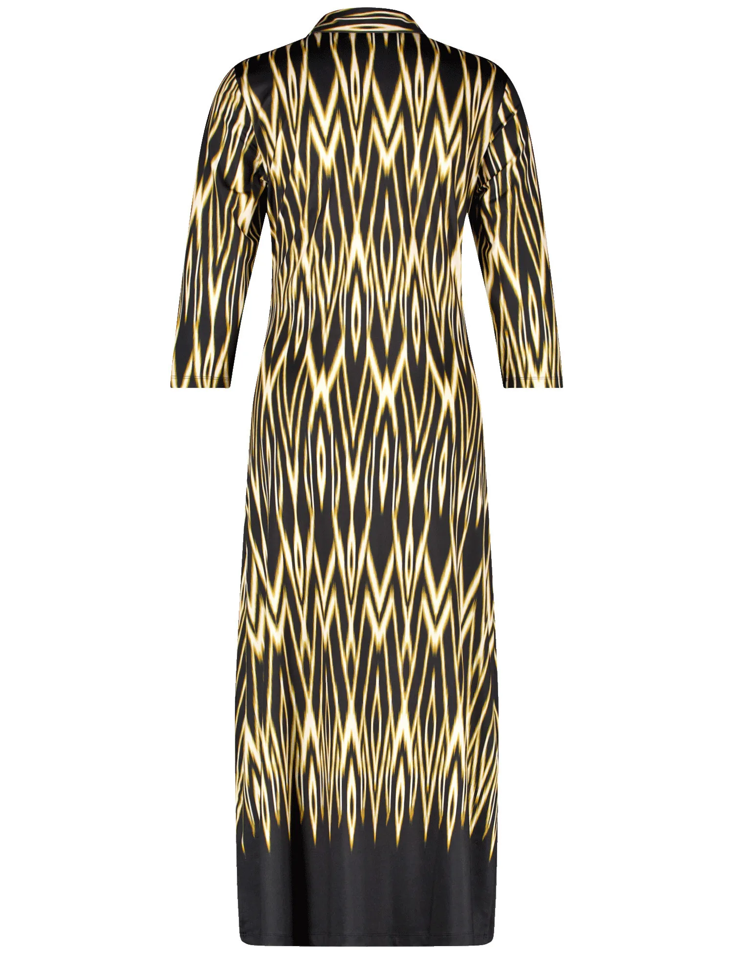 Maxi dress with wrap-over effect