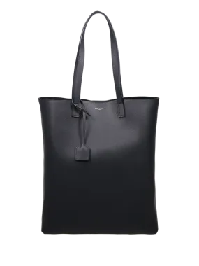 MEN SAINT LAURENT BLACK CALF SKIN BOLD SHOPPING BAG