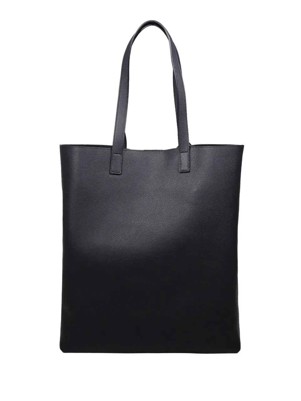 MEN SAINT LAURENT BLACK CALF SKIN BOLD SHOPPING BAG