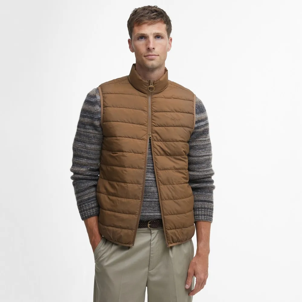 Mens Brown Bradbury Puffer Gilet