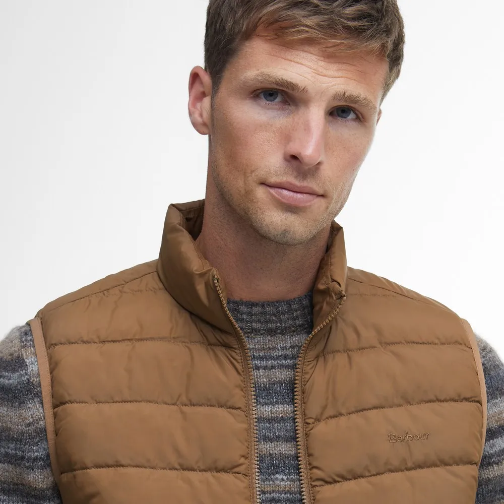 Mens Brown Bradbury Puffer Gilet