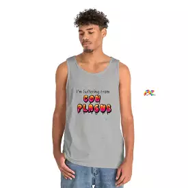 Men's Loose Fit Tank Suffering From Con Plague