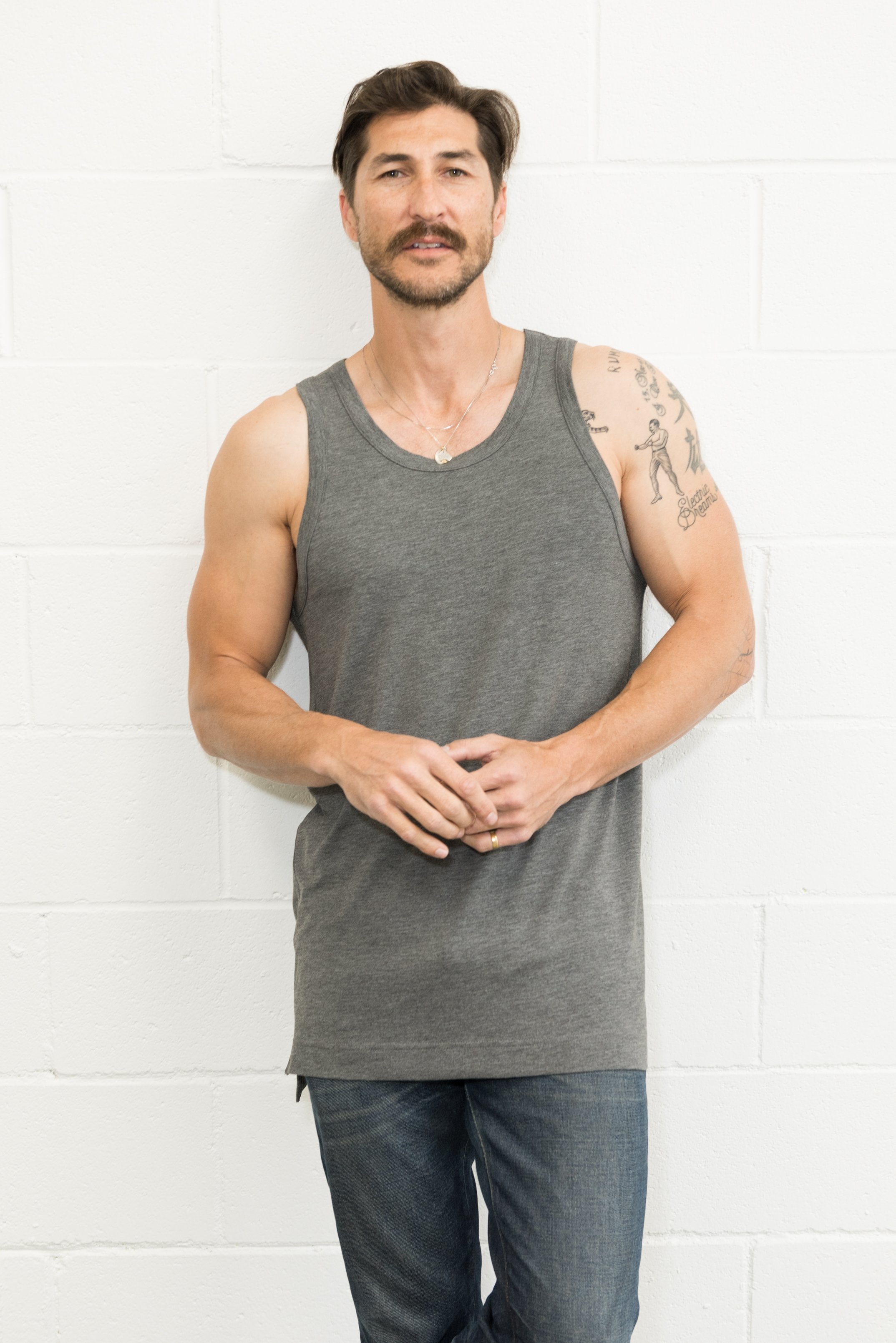 Men's Modal Hi-Lo Tank