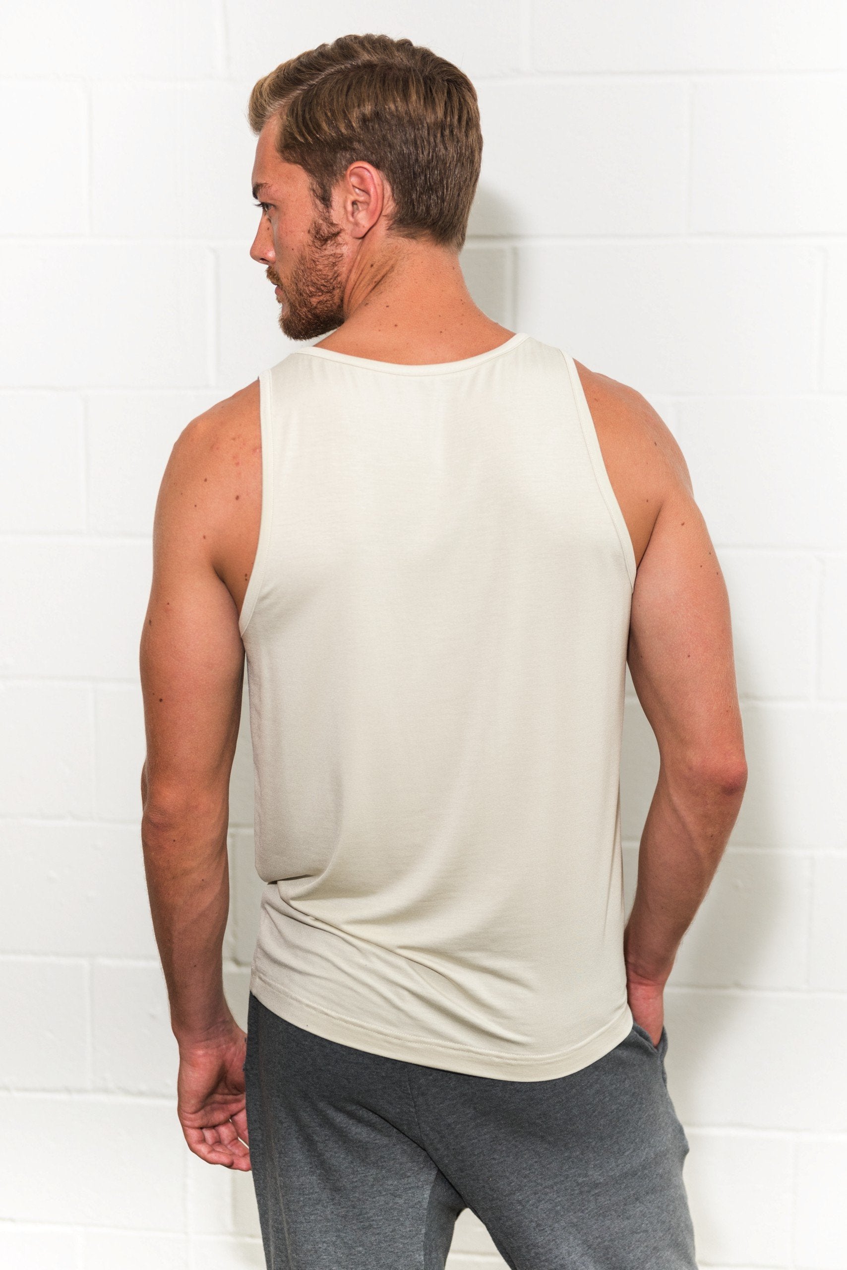 Men's Modal Scoop Neck Tank Top