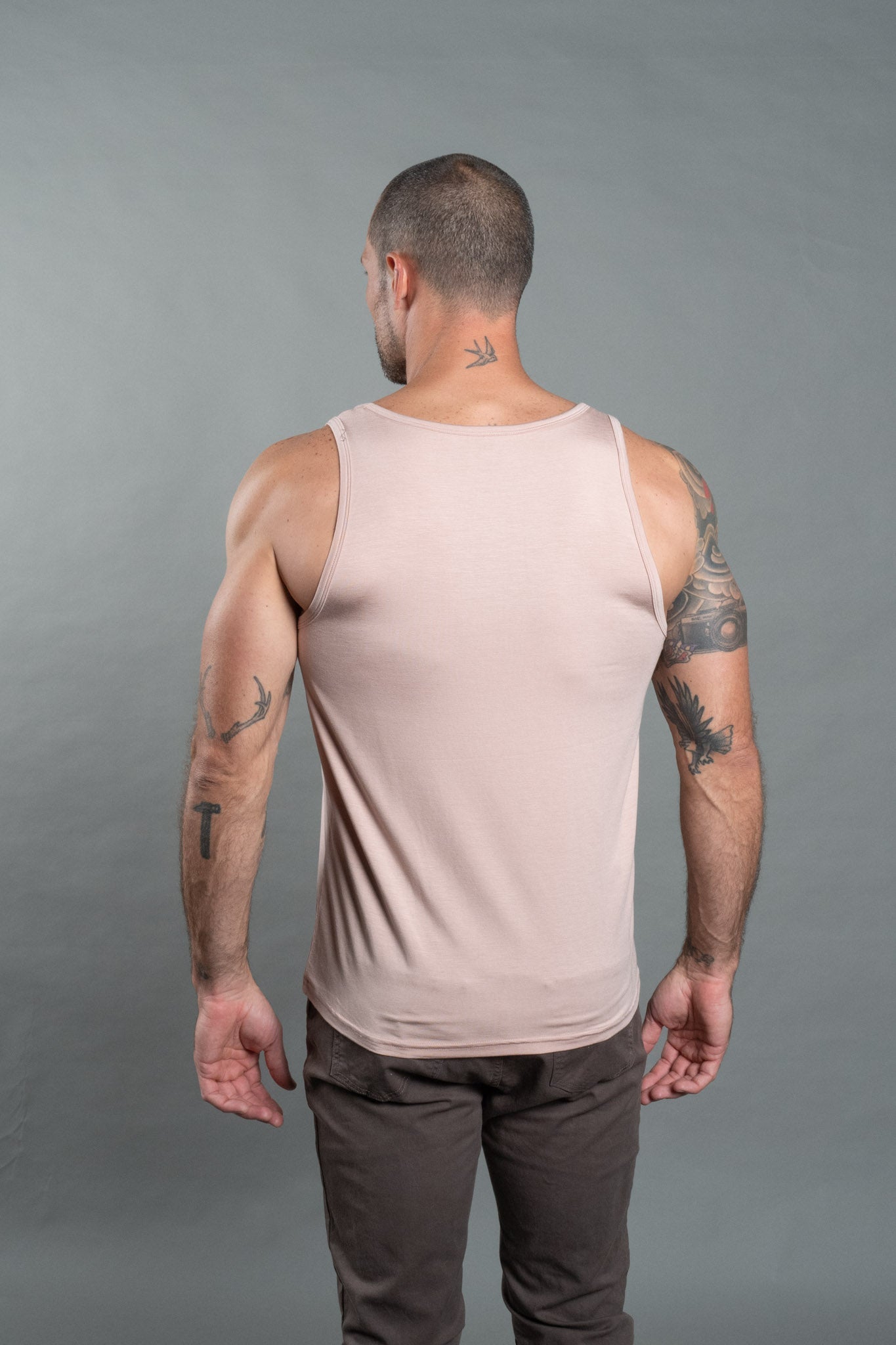 Men's Modal Scoop Neck Tank Top