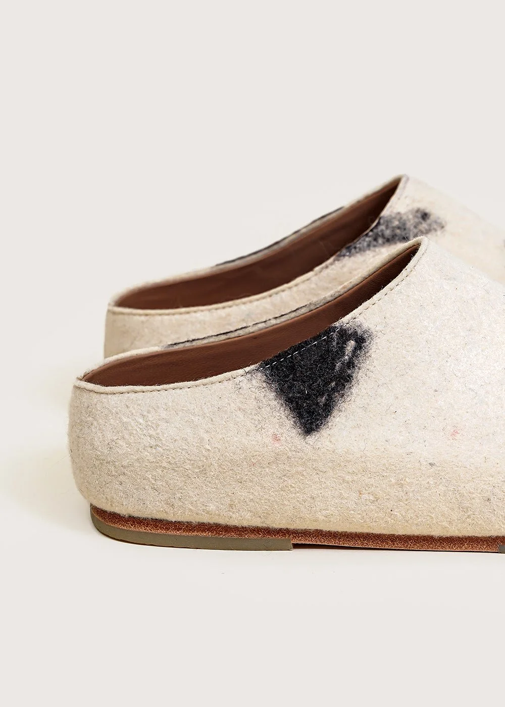 Merle Felt Mono Mule