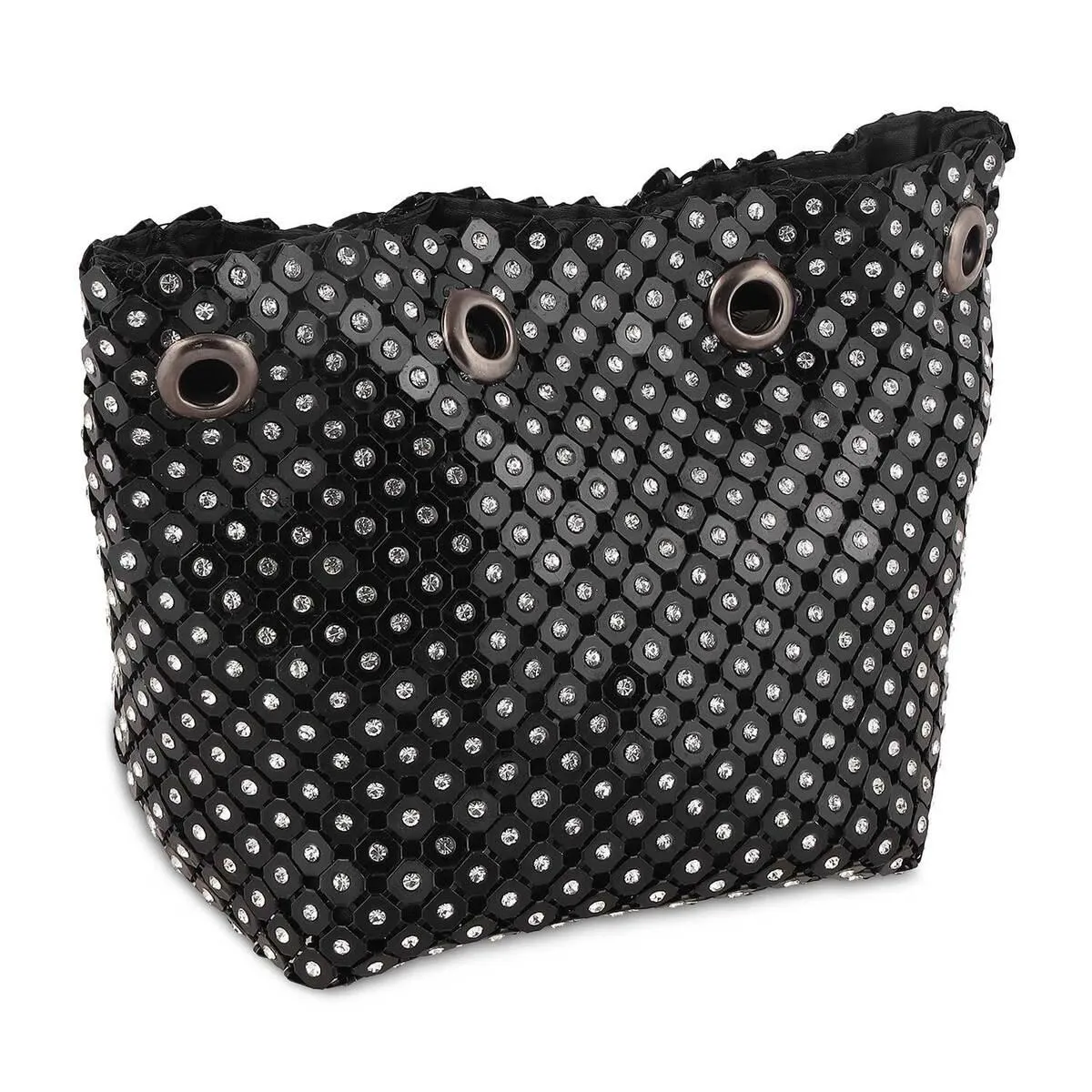 Metro Women Black Evening Bag