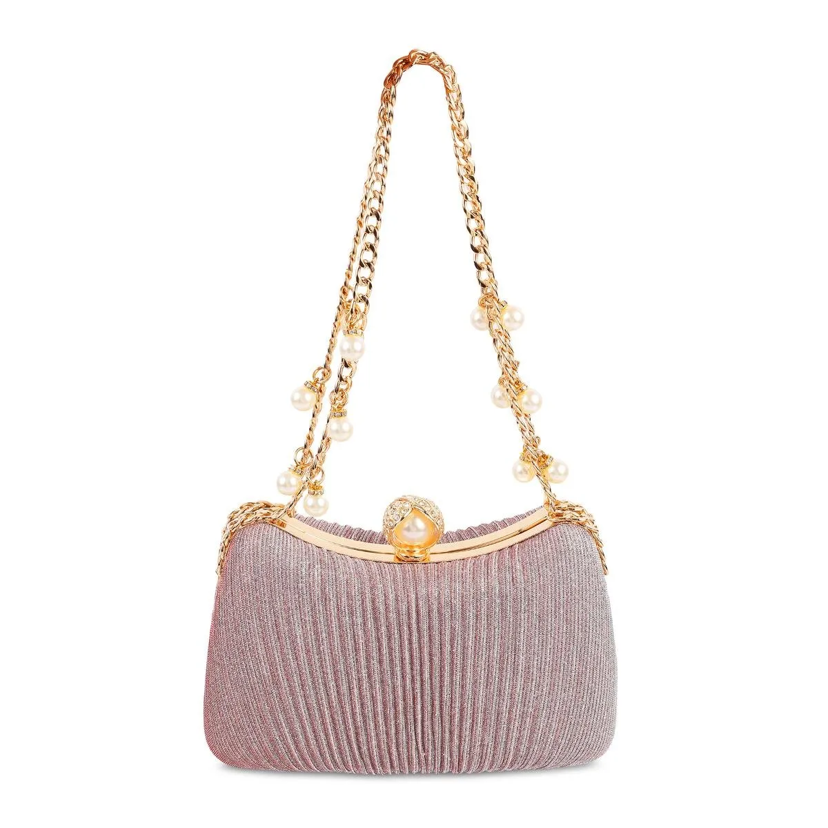 Metro Women Pink Evening Bag