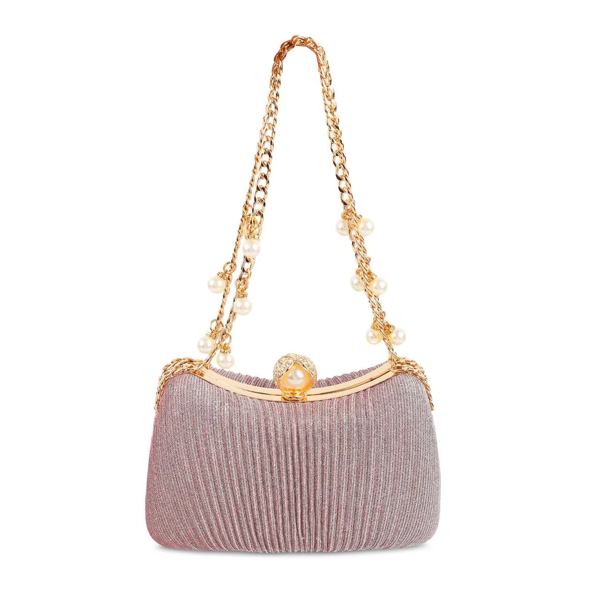 Metro Women Pink Evening Bag