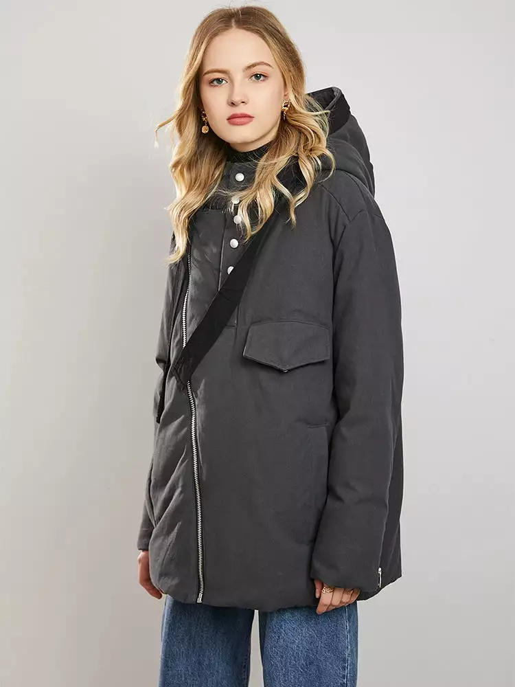 Mid Weight Sustain Cotton coat for women coat Regular Length