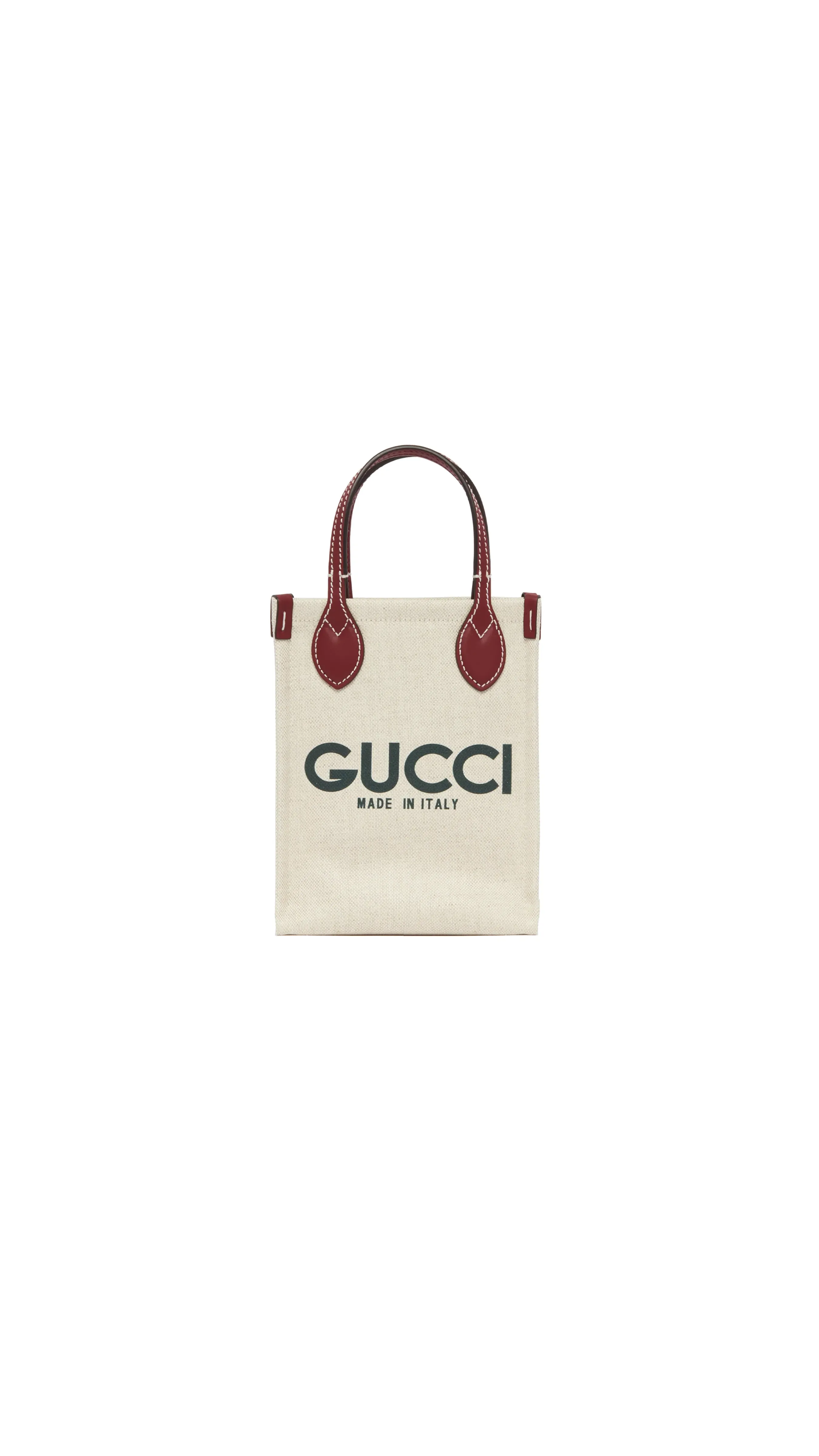 Mini Logo Shopping Bag - Beige