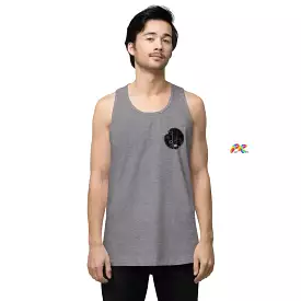 Music Paint Splat Men's Premium Tank Top